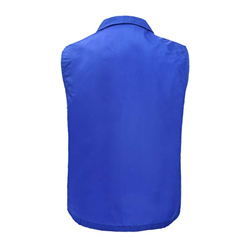 TopTie Supermarket Volunteer Activity Vest Full Zipper Uniform Vest3