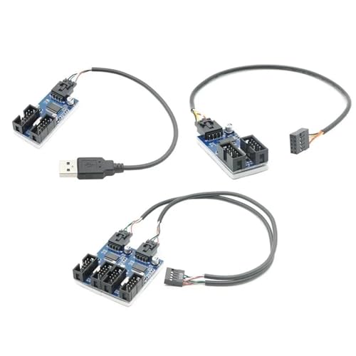Multiplicateur USB 9 broches pour brancher le watercooling et RGB de son PC