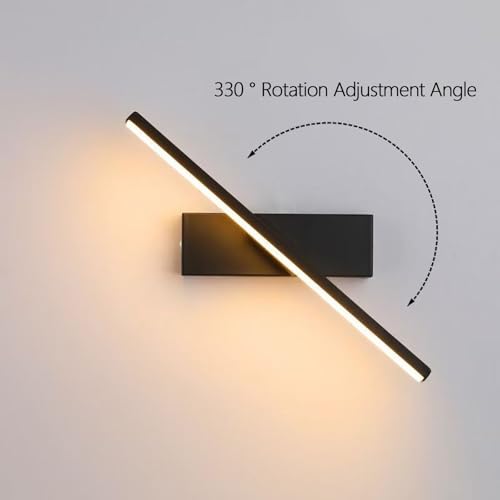 Aplique rectangular moderno de aluminio y hierro con acabado minimalista 2