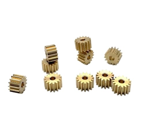 Bevel Gear Pinion Hardware Mechanical 5pcs 0.4M 15T Small Copper Gear 1.5/2mm(1.98mm-Thick 4mm)