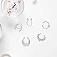 LunarCharm 5 Stück Gefälschter Septumring aus Edelstahl Septumnasenring Clip Gefälschtes Septumpiercing Gefälschte Septumnasenringe Gefälschter Nasenring Septum Gefälschter