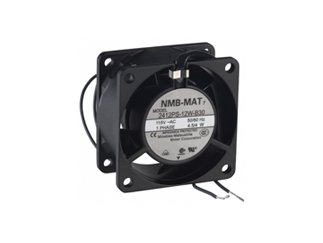 NMB TECHNOLOGIES 2412PS-12W-B30-A00 60 x 30 mm 115 VAC 2600 RPM 9.1 CFM Plastic Impeller Ball Bearing AC Axial Fan - 1 item(s)