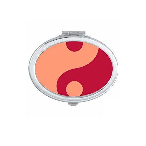 Miroir compact ovale pour retouches faciles sans encombrer votre sac