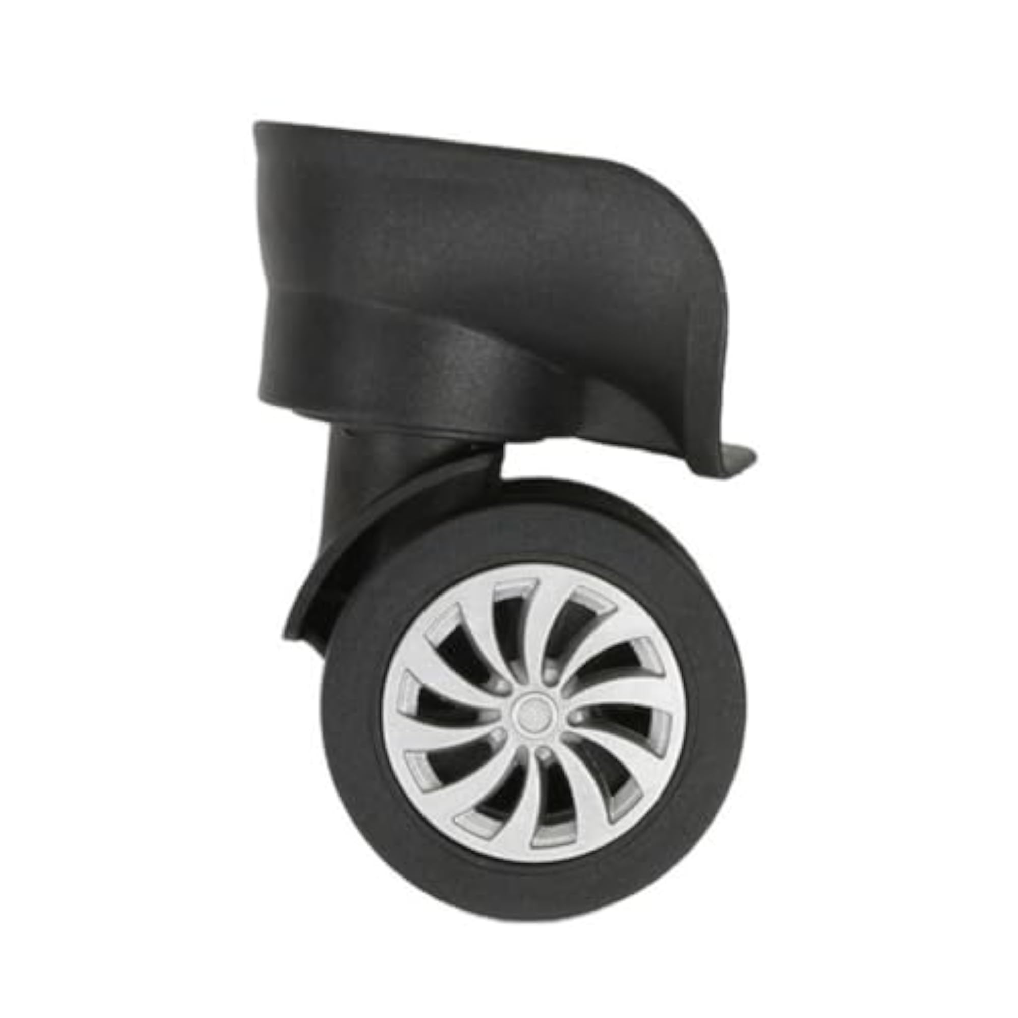 2 Pieces Luggage Wheels Replacement 360 Degrees Swivel