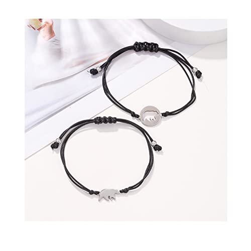 Aktully Back to School Gifts Bracelet First Day of Shool Bracelet Mommy and Me Bracelet Butterfly Heart Matching Wish Bracelet for Mother Jewelry Gifts3