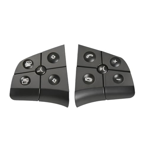 Boutons volant multifonction Classe ML GL W164 W245 Noir