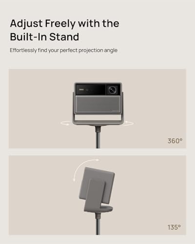XGIMI Floor Stand for Horizon 20 Series(Elephant Grey), Modular Design Makes Installation Easier, Seamlessly Blends into Modern Home Decor, Made from Aerospace-Grade Aluminum Alloy, 2.5 KG Solid Base
