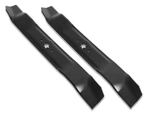 budrash 742-0616A Mower Blades for Cub-Cad et 42 Inch Mower 942-04308 Mulching Blades for Craftsman/Troy Bilt/MTD 42 Riding Lawn Mower Replace for 742-04308 942-0616 942-0616-X 942-04126-X