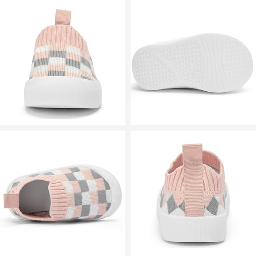 Image of BACSAC Baby Toddler Unisex Infant Shoes Boys Girls Beige Mesh Breathable Non-Slip Soles 6-36 Months