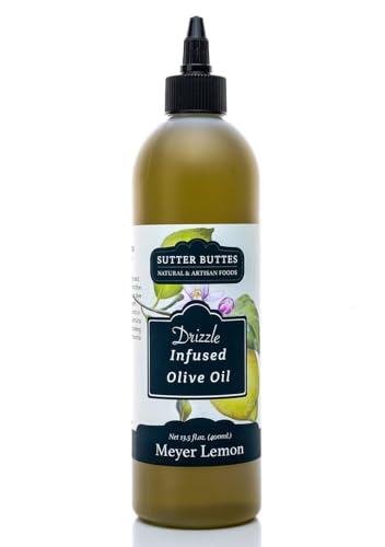 Sutter Buttes Meyer Lemon Infused Extra Virgin Olive Oil Drizzler...