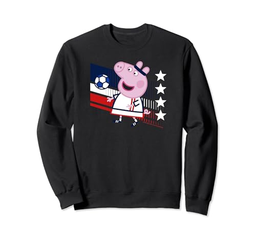 Sweat Peppa Pig France Soccer cadeau anniversaire original enfant