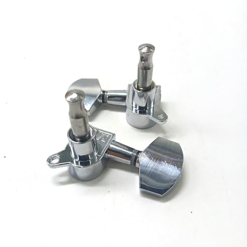 Pioli Accordage pour Cordes Guitare, 3R 3L Pelle Guitare Boutons Mécaniques Accordeur avec Manchons et Vis, pour Guitare Électrique ou Acoustique (Argent) - Les Beatles, Paul McCartney, John Lennon, RIngo Starr, George Harrison Pioli Accordage pour Cordes Guitare, 3R 3L Pelle Guitare Boutons Mécaniques Accordeur avec Manchons et Vis, pour Guitare Électrique ou Acoustique (Argent) – Image 4