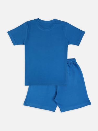 Image of Nap Chief Kids Cotton Mickey & Friends Printed Co ord Sets for Boys & Girls, T Shirt and Shorts for Casual Wear