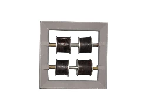 Hopper Magnet Square Shape Size 8" x 8" 4 Pc Magnet - Pack of 1 (Square)