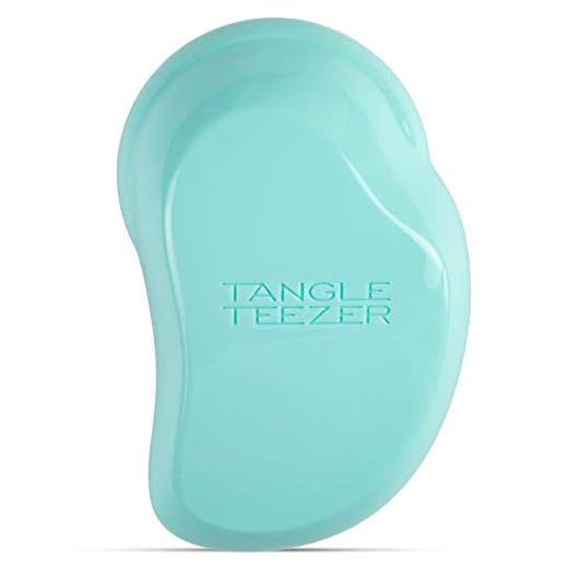 Tangle Teezer - Escova de cabelo desembaraçadora The Original Mini para todos os tipos de cabelo, úmido e seco, Cor: Verde agua
