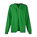 Waffle Knit Tops for Women Long Sleeve Women's Oversized Pullover Hoodie Fall Hoodies Fashion 2025 Trendy, with Hood V Neck Loose Fit Hooded Sweatshirts Outfits Green XL