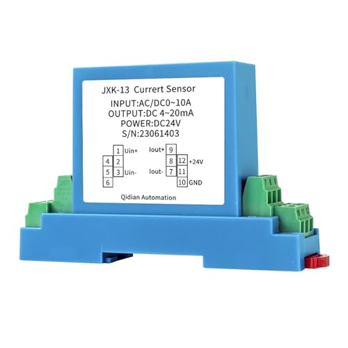 Sensor de corriente Hall JXK-13 transductor de intensidad AC DC 10A salida 4-20mA 5