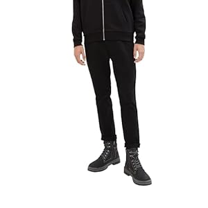 TOM TAILOR Denim Herren Slim Fit Chino Hose mit Gürtel