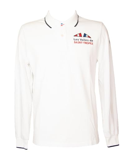 Polo homme North Sails en pur coton finitions chemise avec poignets et boutons