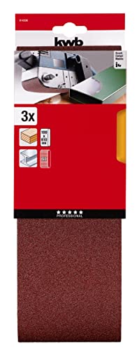 kwb Abrasive Belts 105X620 Mm Made Of High-Grade Aluminium Oxide With Grit Size 100 - Image 2