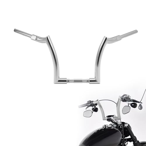 Guidon de Rise Ape Hanger 14 12 10 pouces Harley Fat Boy Softail