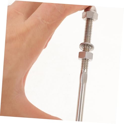 Herrajes para cable de barandilla de terraza MAGICLULU con tensores de acero 6