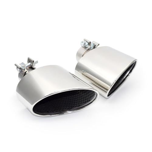 Silencieux d'échappement ovale Audi A4 A5 A6 améliorant le flux des gaz au look RS4 RS5
