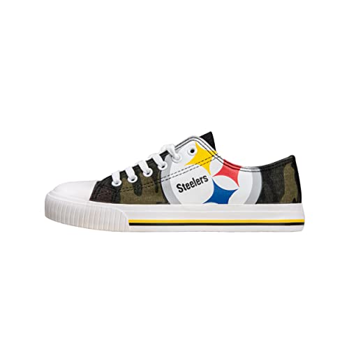 FOCO Women's NFL Camo Low Top Canvas Sneakers Shoes2
