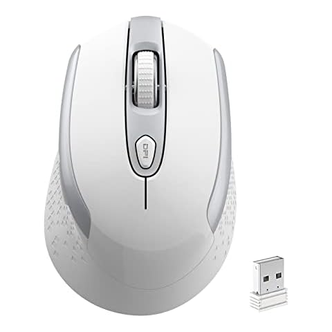 RaceGT Wireless Mouse, 2.4G Silent Cordless Mouse for Laptop, Mouse with 6 Buttons and 3 Adjustable DPI for Computer, Deskbtop, MacBook, PC Cover