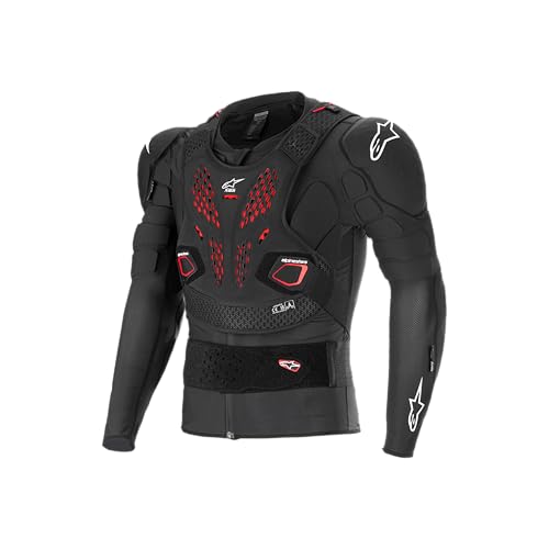 Alpinestars - Bionic Pro V3 Plsma Protection Jacket Black/Red/White Lg (6500125-132- L)