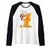 Number 6 Fun Meme Saying 6 7 Six Seven Thanksgiving Costume Raglan Baseball Tee