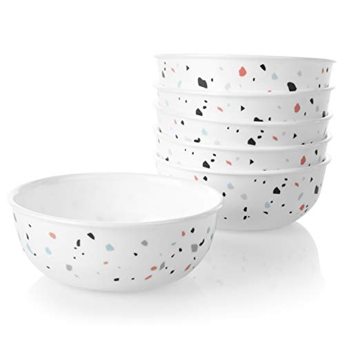 CORELLE Suppen- und Müslischalen 6-Piece Terrazzo Rosa
