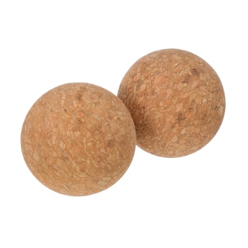 Kichvoe Tapones de Bola de Madera para Botellas de Cristal, Sellador de Botella Reutilizable de 5 Cm, 2 Piezas, Accesorios para Tarros y Decantadores, Ideales para Conservación de