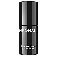 NÉONAIL UV Nagellack - Base/Top Coat Gel UV - Base/Top 2in1 7,2 ml - NÉONAIL Überlack Für Nägel - UV Lack - Gel Nägel - Nageldesign