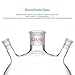 stonylab 3-Neck Round Bottom Flask RBF, 10L Large Capacity Heavy Wall Borosilicate Glass Boiling Flask with 45/50 Center and 24/40 Side Standard Taper Joints, 10000 ml