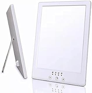 SAD Lamp, 12000 Lux Light Therapy Lamp, Natural LED Daylight Lamp with Touch Control, Adjustable 3 Color Temperature, 4 Timer Settings for Home Office Seasonal Depression (Europe Standard)