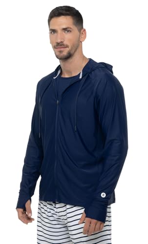 Coolibar UPF 50+ Men's Ocala Swim Hoodie - Sun Protective4