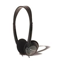 Panasonic Headphones On-Ear Lightweight with XBS RP-HT21 Black & Silver