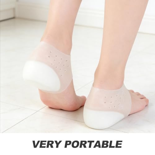 Plantillas elevadoras 2 unidades 6.5cm silicone unisex miniatura 3