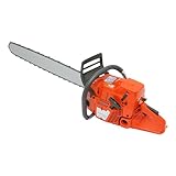 28inch Gas Chainsaw, 5.23HP 71CC 2-Stroke Gasoline Chainsaw, Air Cooled Pull Start Top Handle Gas Powered Chain Saw Petrol Chainsaws with Automatic Chain Lubrication for Trees, Wood Cutting