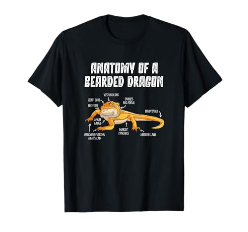 Anatomy of A Bearded Dragon T-Shirt Small