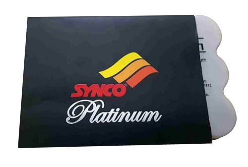 Image of Synco Professional Wooden Carrom Coins Set | 24 Carrom Board Coins in Special Case (Platinum Coins)