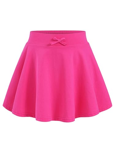 Kids Girls Flared Skirt Athletic High Waist A-line Pleated Skirt for Tennis Golf Outdoor Sports3