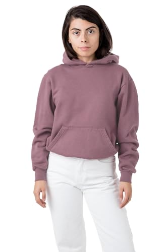 Heavy Fleece Hoodie (Garment Dye) Mauve, Medium2