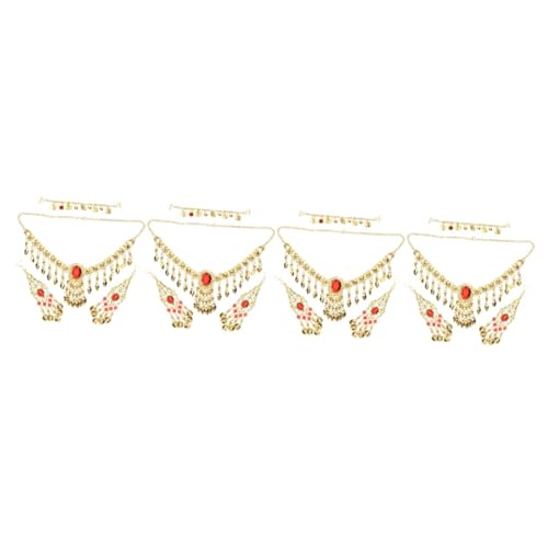 Pendientes de fiesta para mujer con cadena de oro y acrílico de Halloween