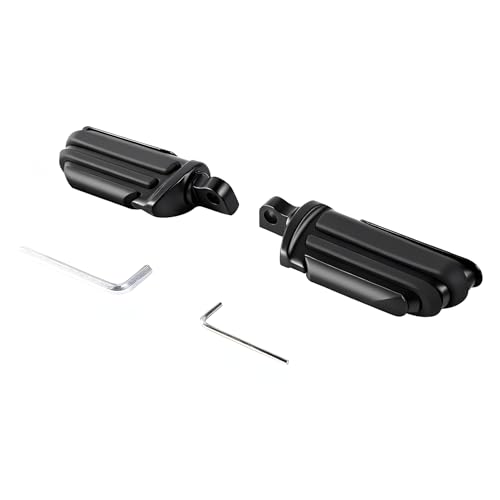 Mini repose-pieds haut de gamme noir mat pour Harley - 4