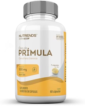 Óleo de Prímula 500mg 60 cápsulas, Nutrends