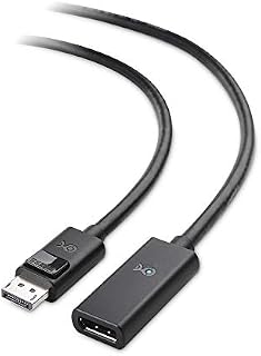 Cable Matters Aktywny przedłużacz DisplayPort do DisplayPort 5m Zmieniacz płci dla Oculus Rift S, HTC Vive Pro, monitorów do gier w odległości 16 stóp / 5 metrów - Obsługa DisplayPort 1.4 z 8K 60Hz i HDR