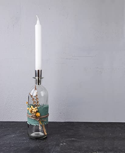 Rayher Glass Vase for Fresh and Dried Flowers Single Stem Vase, Single Flower Glass Vase - Image 2
