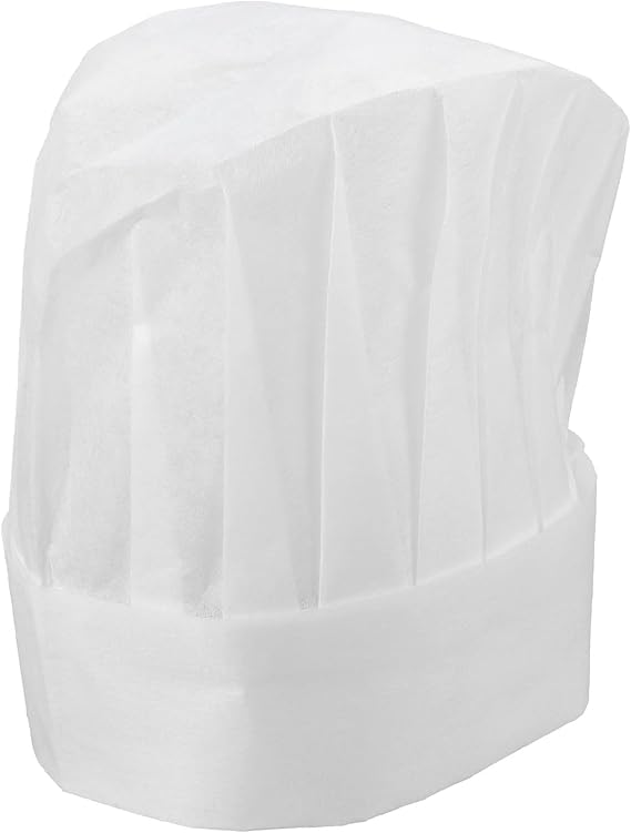 Image of 10Pcs Chef Cap for Kids, Kids Cap, Reusable Cooking Hat, Breathable Round Top Chef Hat, Adjustable Small Size Chef Caps for Kitchen Activities, Baking, Birthday Party and Role Play